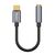 Baseus L54 mobile phone cable Black, Grey USB C 3.5mm