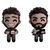 Scott the Woz Vinyl Figures Jeb Jab & Rex Mohs Monitor Buddiez 6 cm