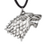 GAME OF THRONES - Stark Pendant - Metal Edition