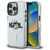 Karl Lagerfeld IML Choupette Sketch Logo MagSafe Case for iPhone 16 Pro Max - Clear
