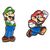 Super Mario Pin Badge 2-Pack