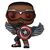 Marvel POP! Comics Vinyl Figure Captain America (Sam Wilson) (Comic Deco) Exclusive 9 cm