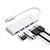 Orico PAPW4A-C3 USB Hub 4-port 4x USB-A 3.0 1.8 m - white
