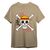 One Piece T-Shirt Skull Sand Size S