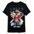 One Piece T-Shirt Monkey D. Luffy Mapa Black Size L