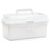 TOYMAX - Storage box with insert, 20x10x10cm, white/clear (714222) / Toys