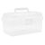 TOYMAX - Storage box with insert, 25.5 x 13.5 x 14.5 cm, clear (714223) / Toys