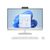 HP 27-cr0232nw AMD Ryzen™ 5 7520U 68.6 cm (27") 1920 x 1080 px All-in-One PC 16 GB LPDDR5-SDRAM 512 GB SSD Windows 11 Home Wi-Fi 6 (802.11ax) White