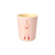 Rice - Melamine Kids Cup with Unicorn Print - Matte Pink - 150 ml / Baby and Children