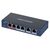 Hikvision DS-3E0106HP-E Network Links Unmanaged Fast Ethernet (10/100) PoE Support Blue