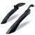 Rockbros FK-870 bicycle fenders with quick-release system, adjustable - black