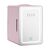 ELLE Home ESDAFX08PUEU 8L  Mini Fridge with LED Makeup Mirror Purple