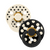 BIBS - Pacifier Studio Colour 2 PACK Polka Latex - Ivory/Black - Size 1 / Baby and Children