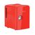 ELLE Home ESDAF101RDEU 4L Mini Fridge Red