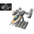 STAR WARS - Y-Wing Starfighter - Model Kit 1/72 22cm