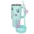 PENFection - To Go Cup With Straw - PANDA - Turquoise - 470 ml /