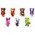 Rebel Bears Plush Action Figures Blind Box Movable Series Display 18 cm (6)