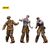 Zombie Dark Source Action Figures 3-Pack Firefighters 8 cm