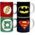 DC Comics Ceramic Mini Coffee Mugs Logos 8 cm Set (4)