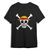 One Piece T-Shirt Skull Black Size L