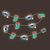 STITCH - Christmas Lighted Garland - 10 LED - 1,65m