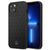 Mercedes Leather Stars Pattern Case for iPhone 13 mini - Black