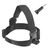 Headband for GoPro, DJI Osmo Action, EKEN, SJCam, Insta360 action cameras + long mounting screw black