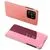 Clear View Case cover for Xiaomi Redmi 10C cover with a flap pink