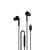 Dudao X3C+ Wired USB-C In-Ear Headphones 1.2m - Black