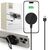 Tech-Protect QI15W-A33 Inductive Charger with MagSafe and Stand with USB-A / USB-C Cable - Black