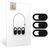 Tech-Protect Cam Fit+ 3-pack laptop camera cover - black