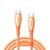 Joyroom S-A59 Vibrant Series 60W USB-C - USB-C Cable 1.2m - Orange