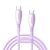 Joyroom S-A59 Vibrant Series 60W USB-C - USB-C Cable 1.2m - Purple