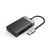 Orico CL4D-A3 USB-A 3.0 SD microSD CF MS 5 Gb/s Memory Card Reader - Black and Silver