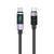 Orico LDC2C USB-C - USB-C PD 100W Cable with LED Display 480 Mbps 3 m - Black