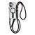 iPhone 17 case with stand, short strap (30 cm) and long strap (120 cm), compatible with MagSafe - black