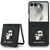 Etui Karl Lagerfeld Karl&Choupette Saffiano Pins na Samsung Galaxy Z Flip 8 - czarne