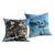 Attack on Titan Pillow Blau 40x40 cm