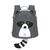 Lässig - Tiny Backpack About Friends - Racoon - Grey /