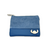 STITCH & ANGEL - Blue Corduroy Fashion Duo Pouch Wallet - '14x10x1cm'