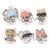 Gintama Acrylic Figure Prince Hata & Animal Paradise 6 cm Display (6)
