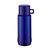 ROTPUNKT Glass vacuum flask, capacity 1.0 l, hyperblue (navy blue)