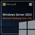 Microsoft Windows Server 2022 RDS 1 User CAL Ηλεκτρονική Άδεια | Techbox