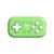 8BitDo Micro Bluetooth Gamepad Green / Video Games and Consoles