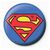 SUPERMAN - Logo - Button Badge 25mm |  Techbox