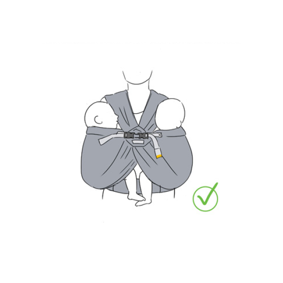 MiniMonkey - Baby Twin Carrier Black / Baby and Children