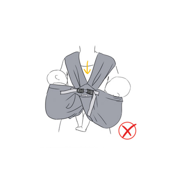 MiniMonkey - Baby Twin Carrier Black / Baby and Children