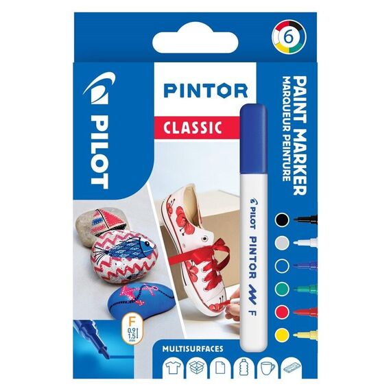 Pilot - Marker Pintor Fine Classic 1,0mm (6 colors) / Toys - Αταξινόμητα -  - Techbox