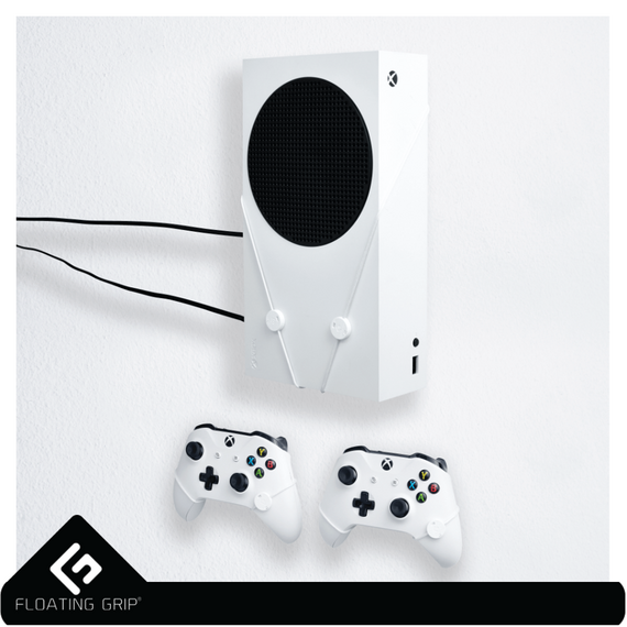 Floating Grip Xbox Seriex S Wall Mount - Bundle White / Xbox Series X - S Accessories - Series X - Techbox