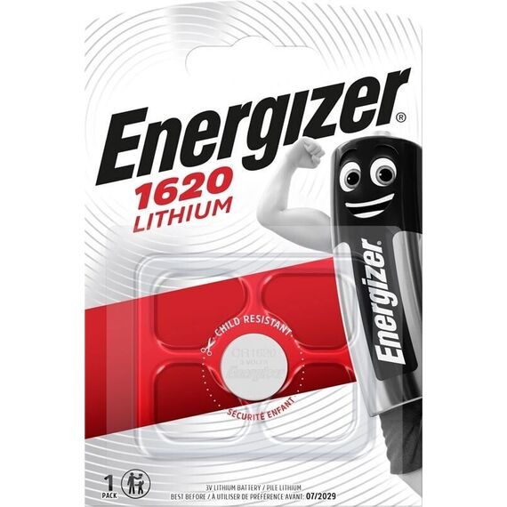 Energizer - Lithium CR1620 (1-pack) / Electronics - Batteries & Chargers - Consumables - Techbox